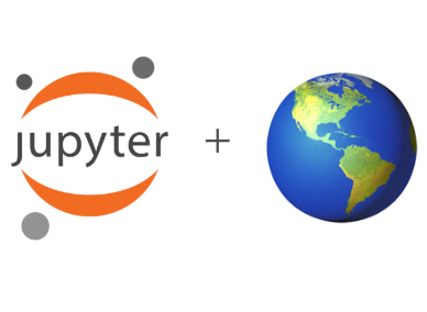 Jupyter meets the Earth logo